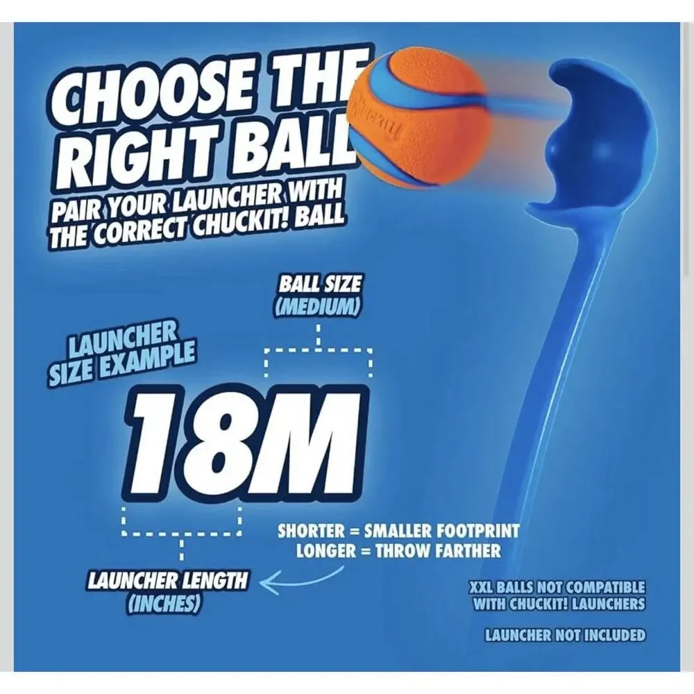 Chuckit! 18M BALL LAUNCHER 18-inch For Medium Balls - Dog Fetch Toy
